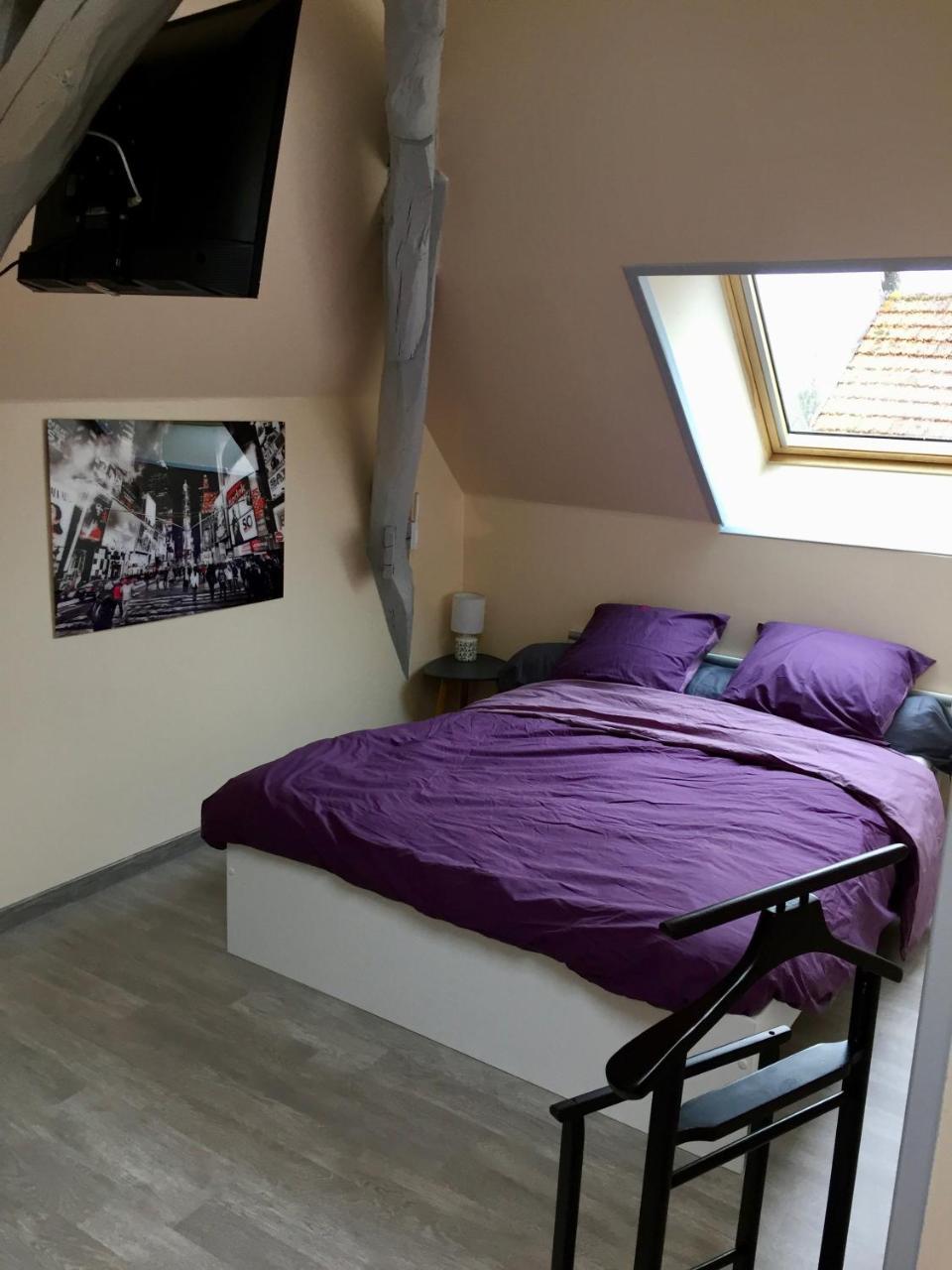 Bed and Breakfast Le Rouge & Blanc Saint-Maurice-le-Vieil Esterno foto